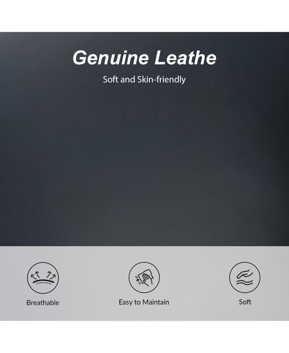 Helmuth Genuine Leather Armchair with Solid Wood Legs