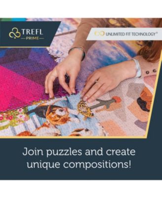 Prime 1500 Piece Puzzle - Aerial Mindblow: At the End of the Road