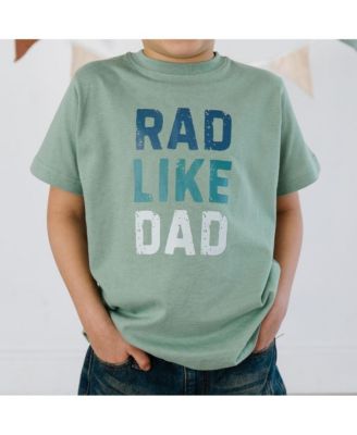 Toddler Boys Rad Like Dad Short Sleeve T-Shirt