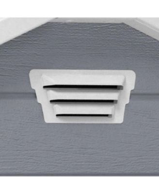 213413 Manor 6 X 8 Foot Resin All Weather Outdoor Tool Storage Shed, Grey