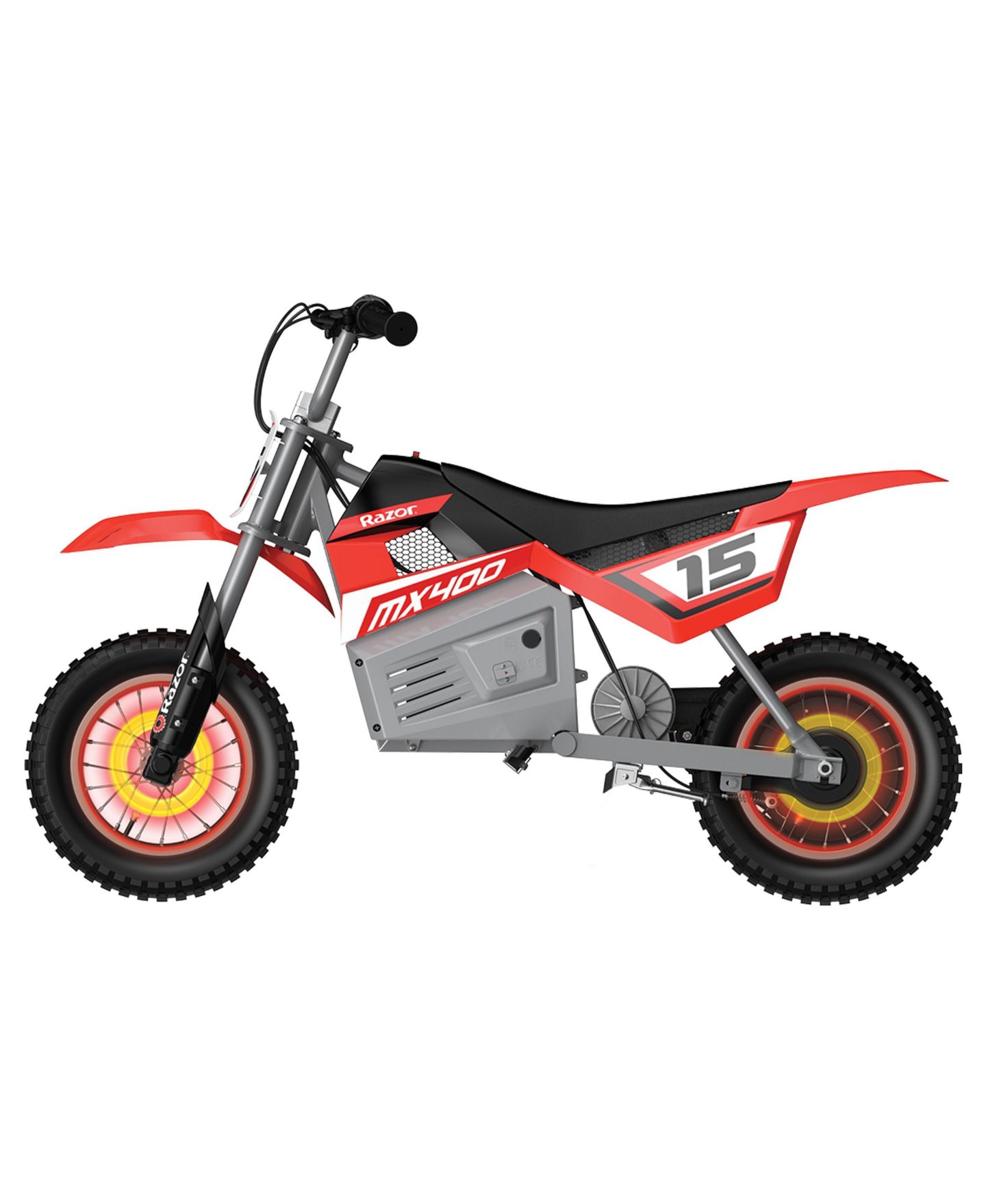 Детская игрушка Razor MX400 Dirt Rocket Electric Motocross Bike, 140-Pound Capacity, Ages 13+ — фото 2
