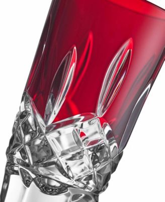 Lismore Red Shot Glass, Set of 4