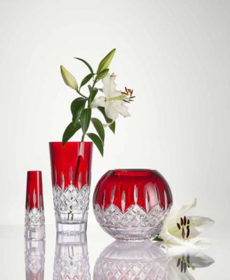 Lismore Red 7" Bud Vase