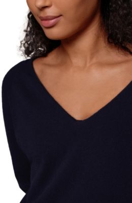 Women's Geelong Wool Slouch V-Neck Sweater