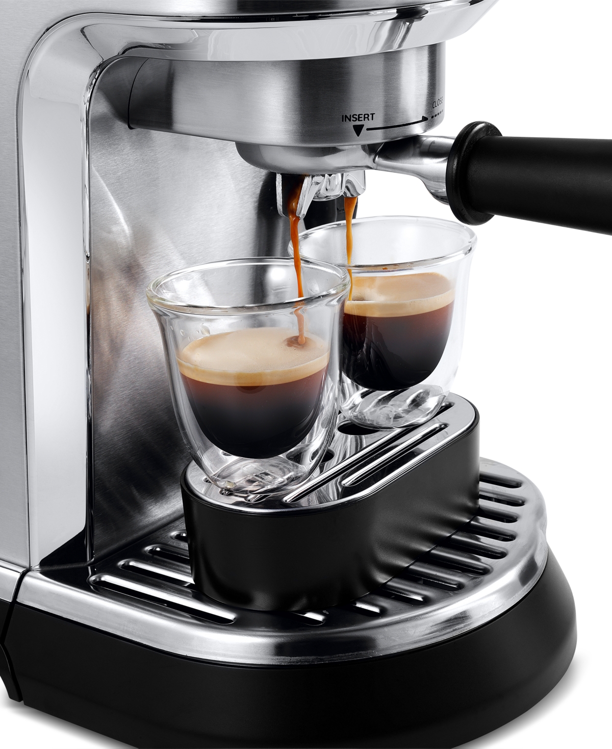DELONGHI DEDICA MAESTRO PLUS ESPRESSO MACHINE WITH AUTOMATIC STEAM WAND 