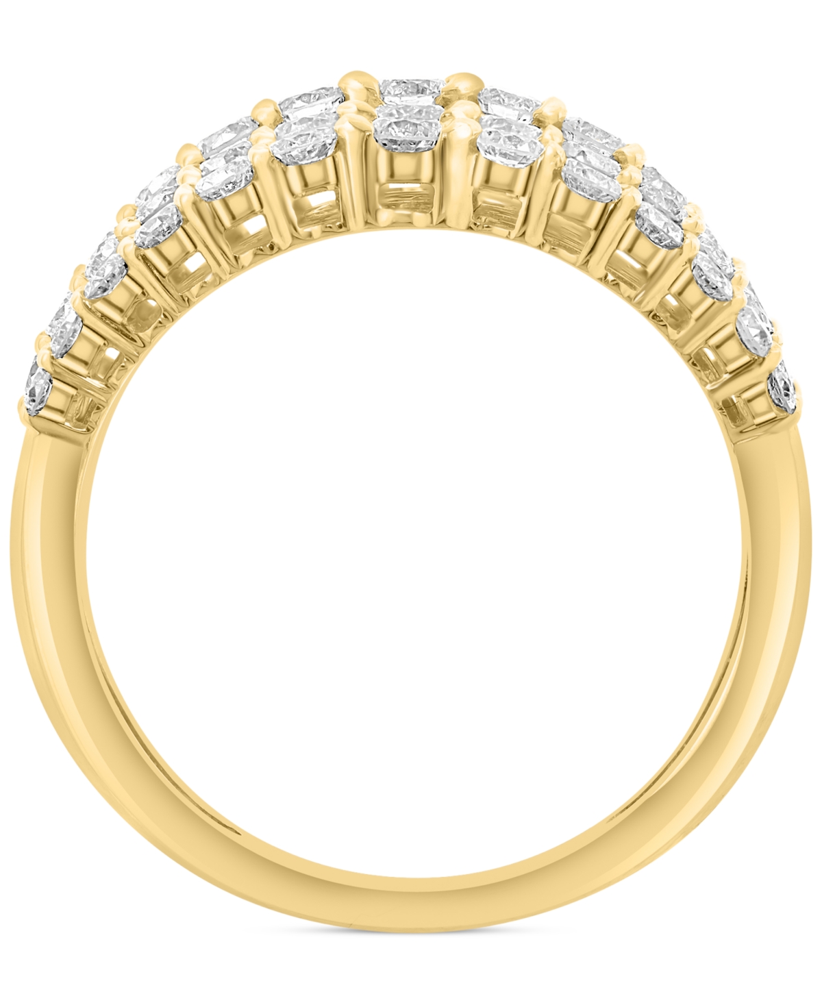 Effy Collection Effy Diamond Multirow Statement Ring (1-7/8 Ct. T.w.) In 14k Gold