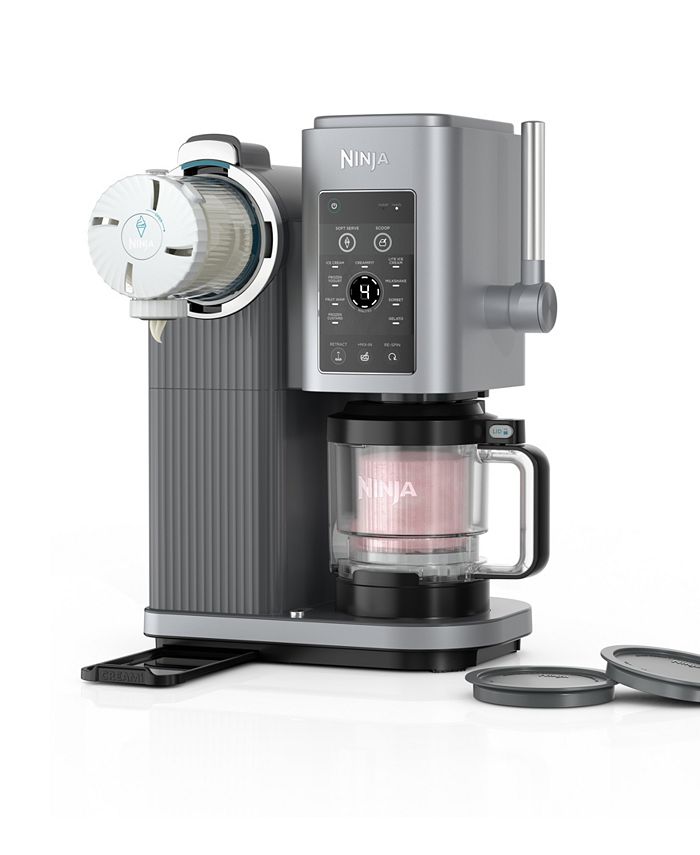 Ninja Swirl by CREAMi Ice Cream and Soft Serve Maker - Silver - ❗MAY HAVE MISSING PIECES/NEEDS CLEANING❗