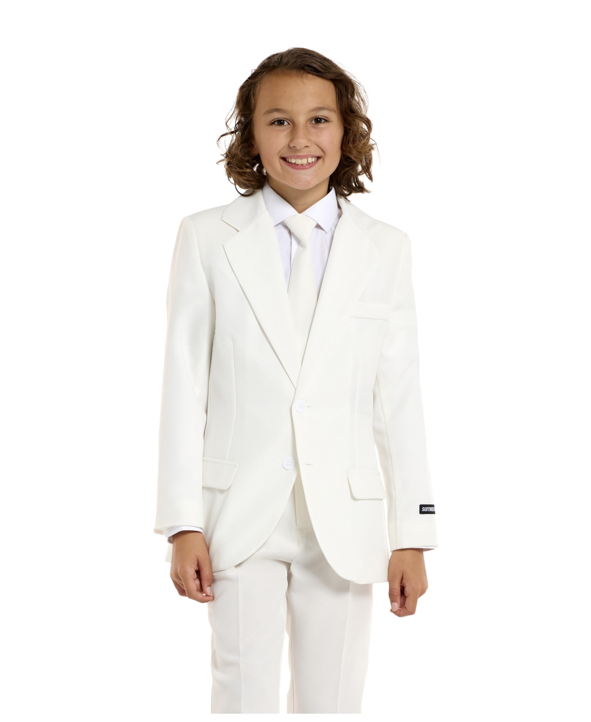 Opposuits Suitmeister Little And Big Boys Eye Catching Suit In White