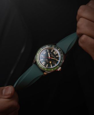 Men's Fleuss GMT Automatic Solid Stainless Steel Bracelet Watch, 43mm