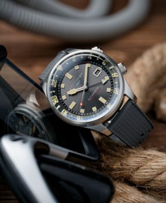 Men's Bradner GMT Automatic Solid Stainless Steel Bracelet Watch, 42mm