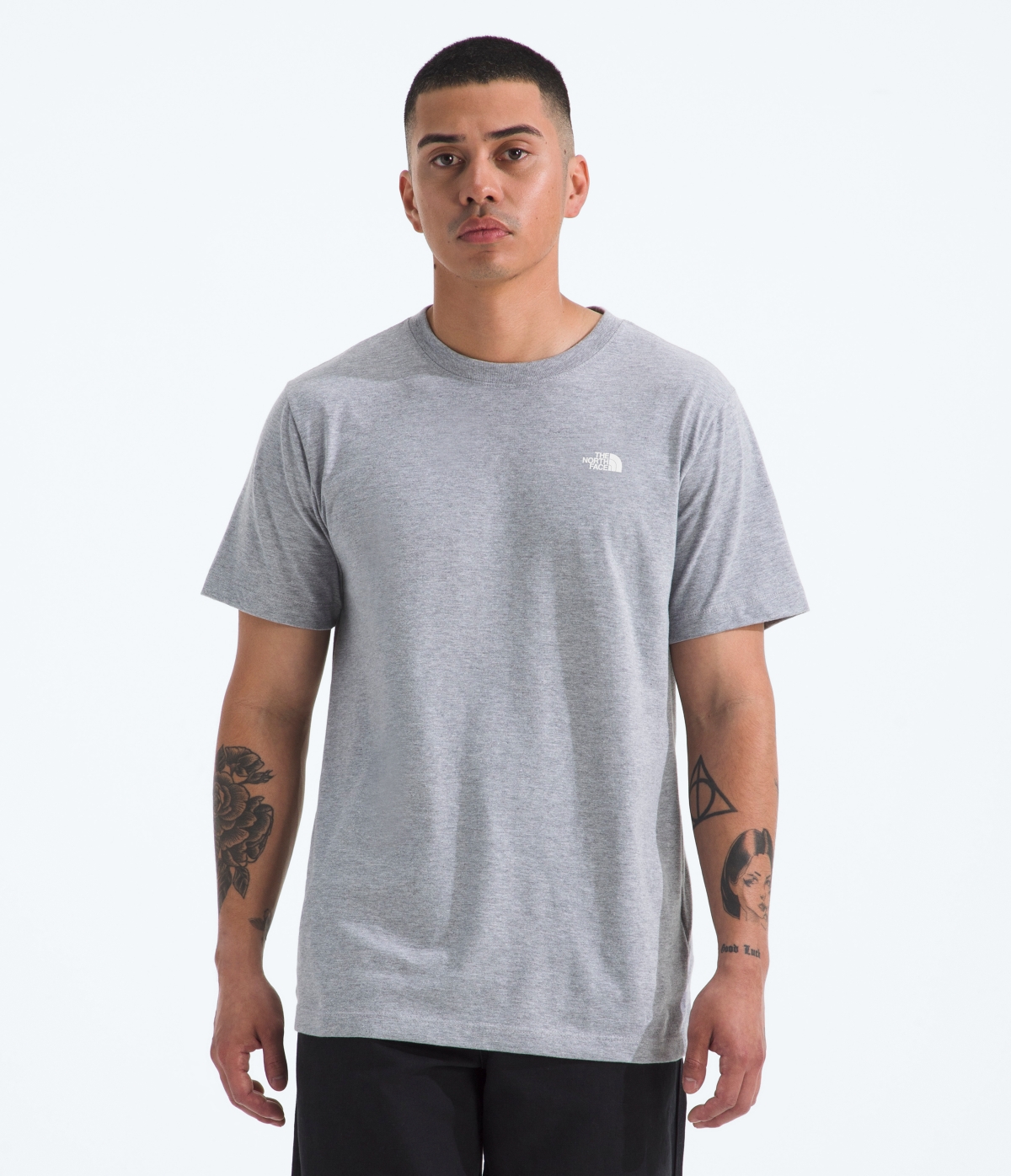 The North Face Men's Short Sleeve Core Box Never Stop Exploring T-shirt In Gray