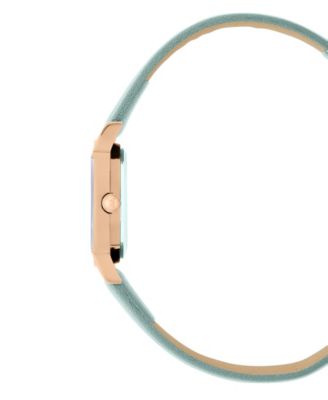 Laura Ashley Women's Quartz Green Leather Watch, 24mm