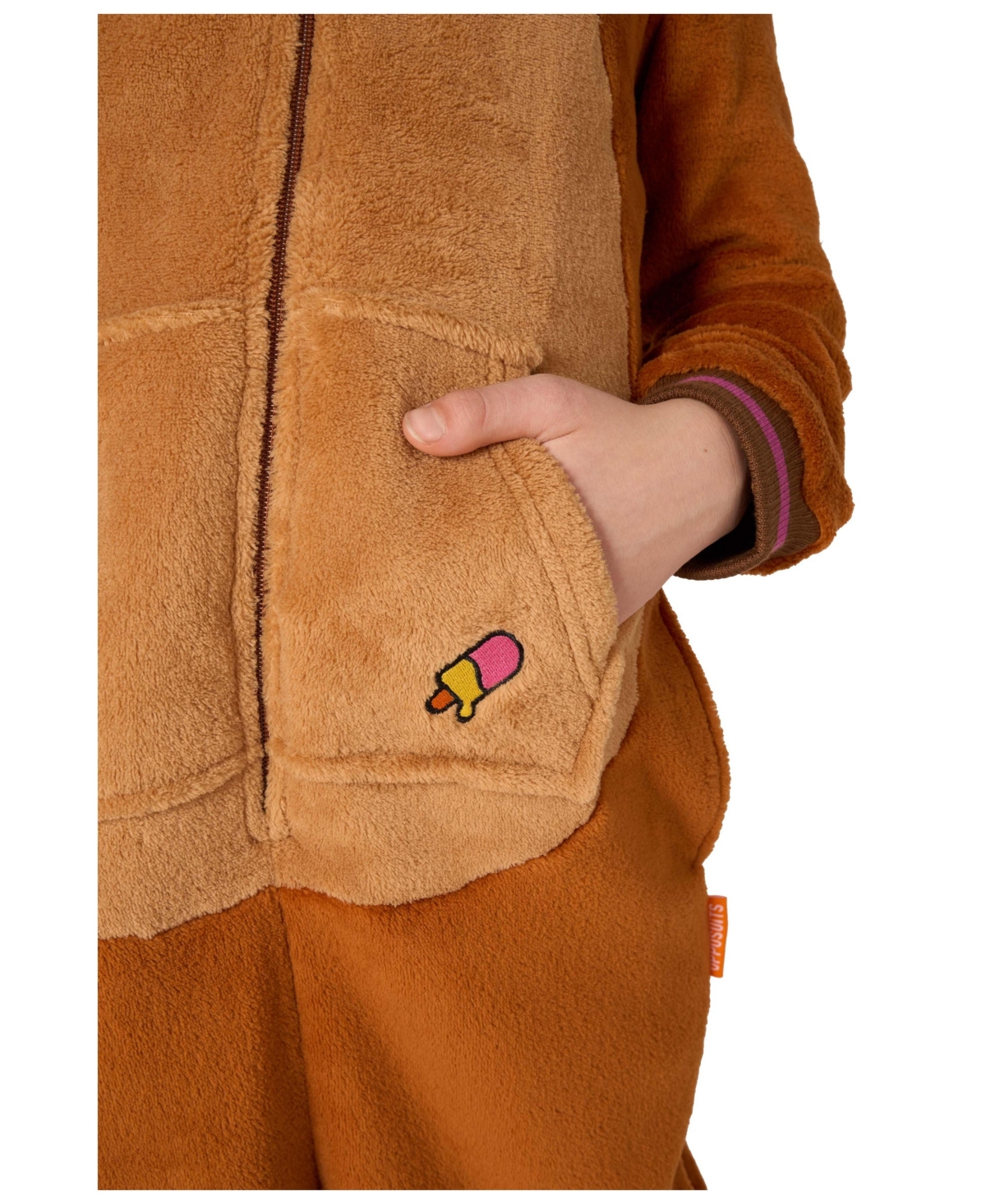 Opposuits Little And Big Boys Walrus Onesie In Beige