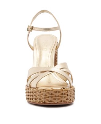 Women's Keefa High Straw Round Toe Sandals