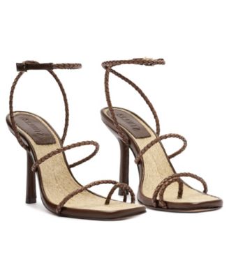 Women's Kaya Straw Stiletto Heel Sandals