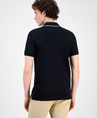 Men's Dinoso Contrast-Tip Polo Shirt