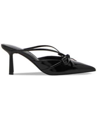 Bellsss Pointed-Toe Bow Dress Mules