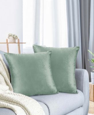 Elegant Velvet Removeable Cover 2-Pack Decorative Pillows, 26" x 26"
