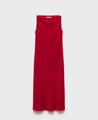 mango satin midi dress Scarlette Silk Dress S