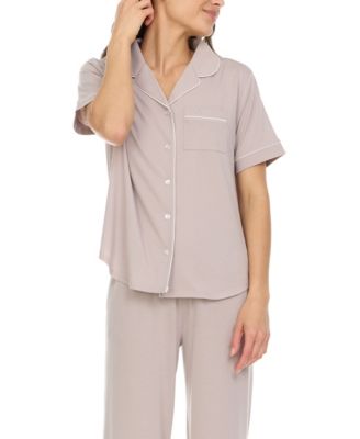 Women's Annie Notch Top and Capri Pajama Set