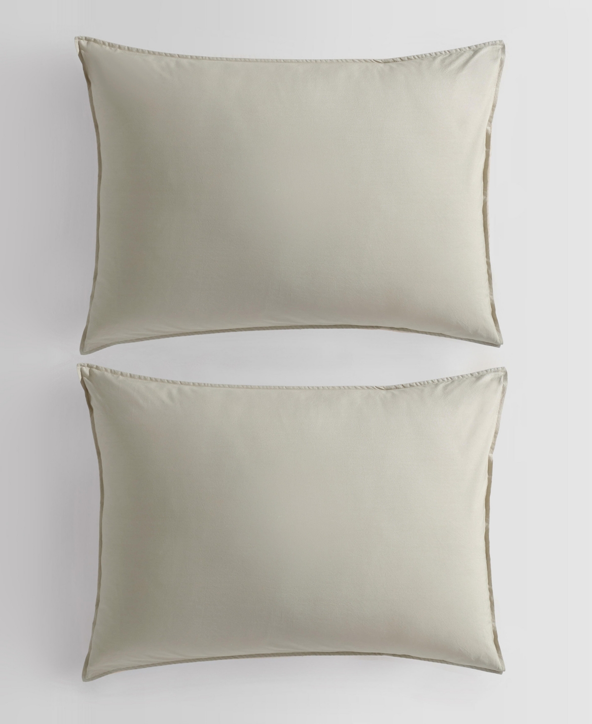 Calvin Klein Washed Texture Solid Cotton Jacquard 3 Piece Duvet Cover Set, Queen In Green