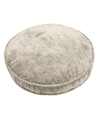 Delmonico Chenille Decorative Pillow, 16" Round