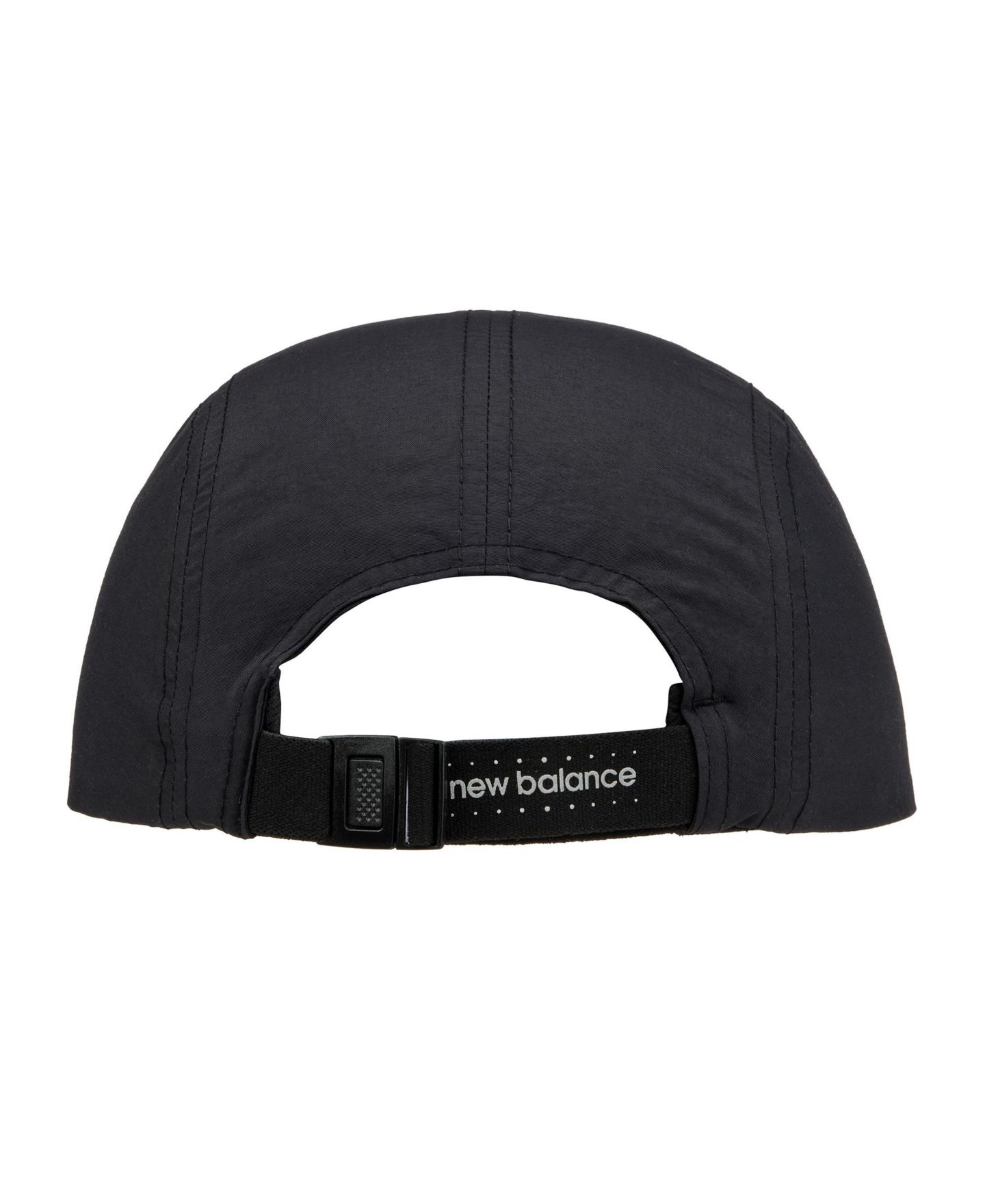 Мужской головной убор New Balance Flying Logo Black 5-Panel Camper Hat, цвет: Чёрный — фото 4