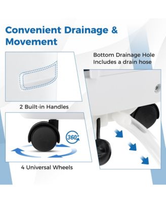 8000 BTU Portable Air Conditioner 3 in 1 Floor AC Unit w/ Fan & Dehumidifier Quiet Air Cooler