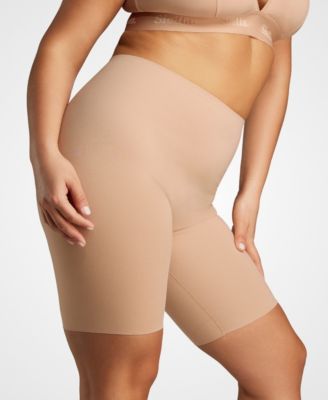 Women's Laser-Cut Organic Cotton No-Show Mid-Thigh Short