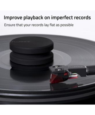 IB40 Turntable Isolation Base and Vinyl Record Weight Stabilizer with Rubberized Finish