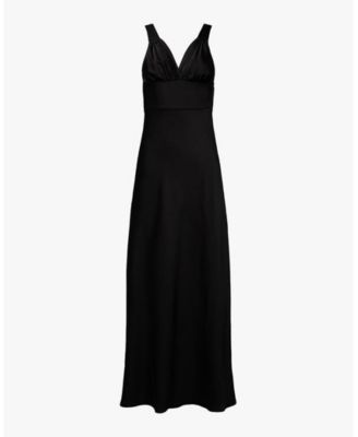 Women's Ruched Cup Slip Maxi Dress