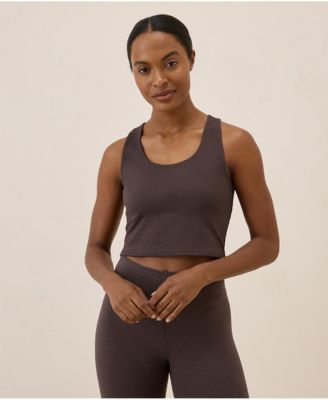 Women's On the Go-To Crop Tank Made With Organic Cotton