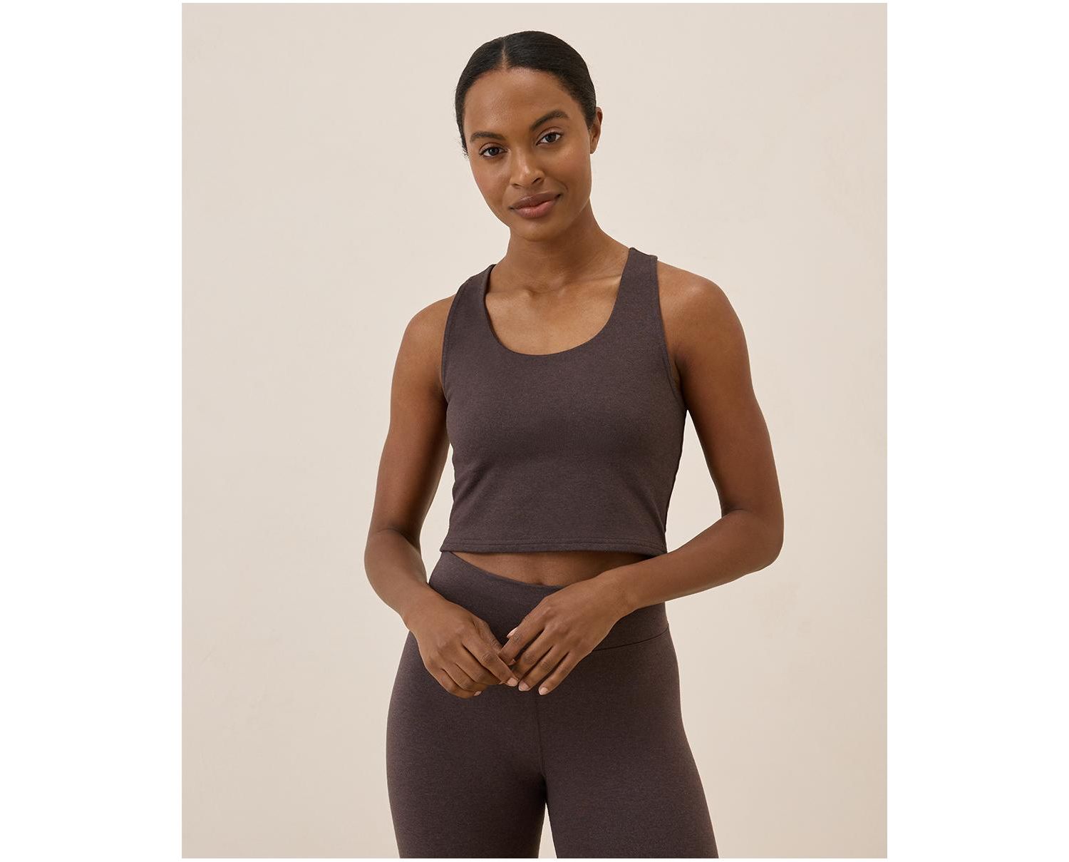Women's On the Go-To Crop Tank Made With Organic Cotton