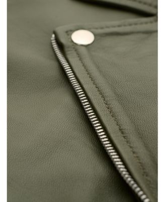 Women's Stylish Classic Leather Biker Jacket