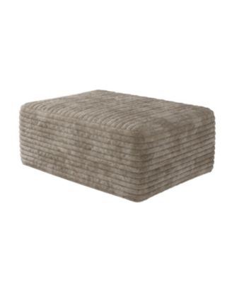 37.40"Plush Corduroy Fabric Sofa ottoman