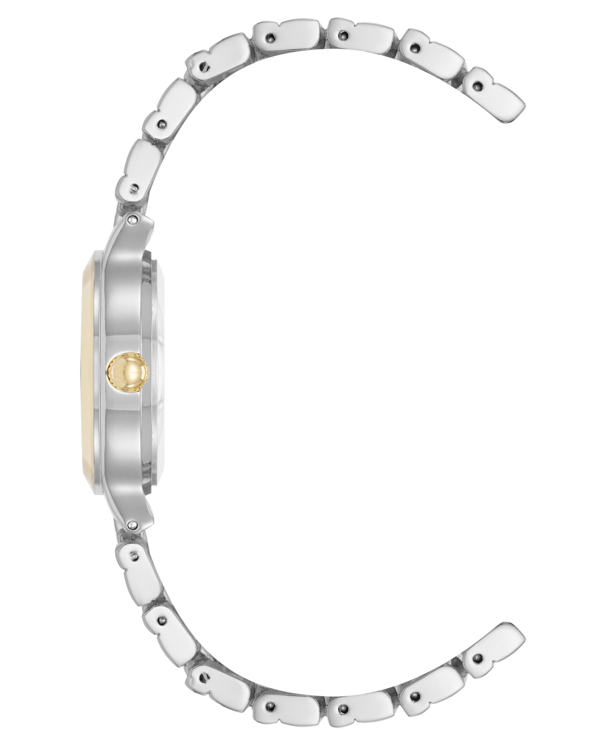 Shop Anne Klein Women's Quartz Essential Round Two-tone Metal Alloy And Pink Dial Watch, 32mm In Pink,silver-tone,gold-tone