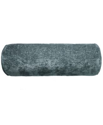 Delmonico Chenille Lumbar Neck Roll Decorative Pillow, 8" x 24"