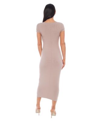 Women's Rib Maxi T-Shirt Dress