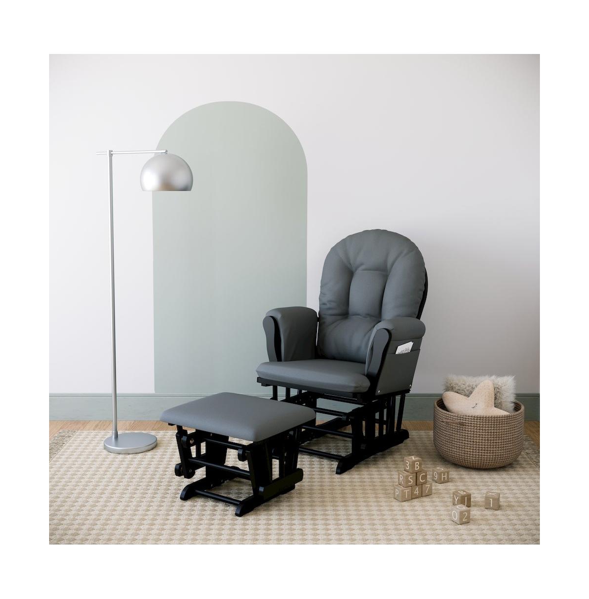 Storkcraft Hoop Glider and Ottoman