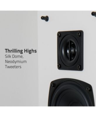 Elite High Definition 2-Way Bipolar Surround Speakers for Wide Dispersion Surround Sound
