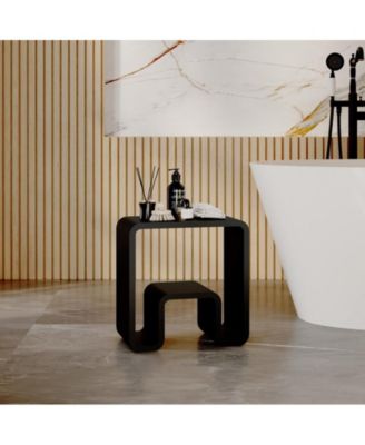 Freestanding Solid Surface Bathroom Shower Stool