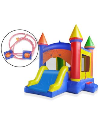 Commercial Inflatable Bounce House with Water Slide and Misting System