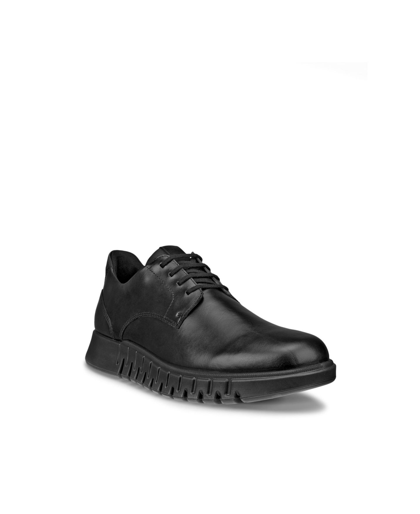 Мужские туфли ECCO Gruuv Hybrid Plain Toe Derby, цвет: Чёрный — фото 1