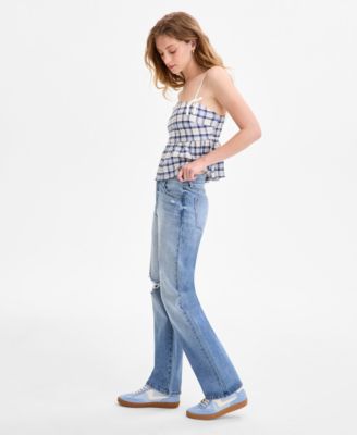 Juniors' Straight-Leg Jeans