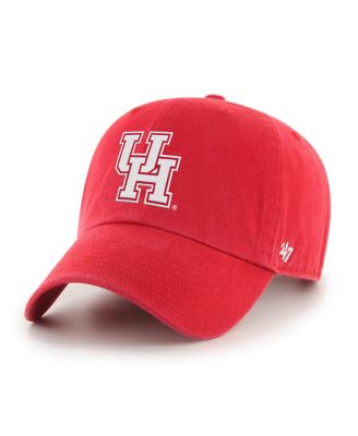 '47 Brand - Men's Red Houston Cougars 2025 NCAA Men's Basketball Tournament March Madness Final Four Clean Up Adjustable Hat
