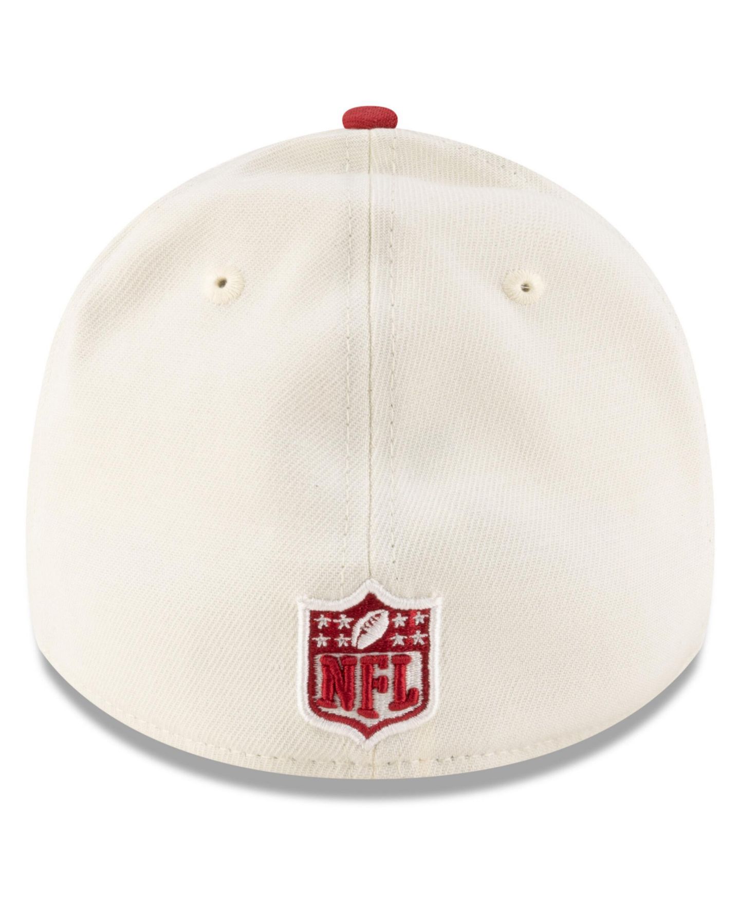 Мужская кепка New Era Cream/Cardinal Arizona Cardinals 2025 NFL Draft 39THIRTY Flex Hat — фото 3