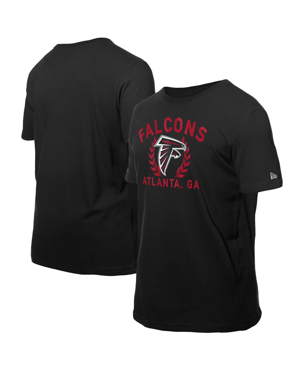 NEW ERA MEN'S BLACK ATLANTA FALCONS 2025 NFL DRAFT T-SHIRT 