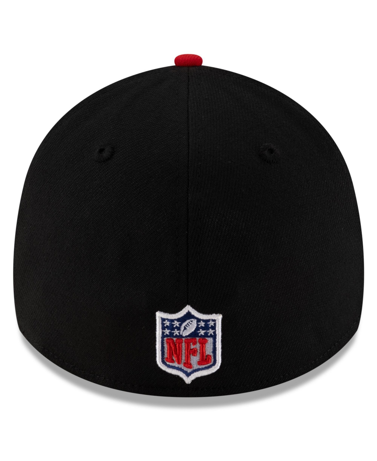 Shop New Era Men's Black/red Atlanta Falcons 2025 Nfl Draft 39thirty Flex Hat In Black,red