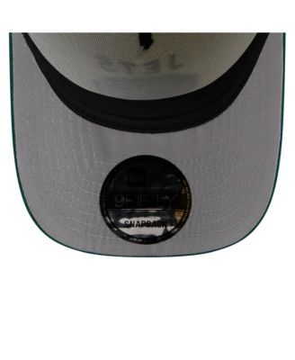 Men's Cream/Green New York Jets 2025 NFL Draft A-Frame 9FIFTY Snapback Hat
