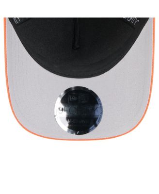 Men's Black/Orange Denver Broncos 2025 NFL Draft 9FORTY A-Frame M-Crown Adjustable Hat